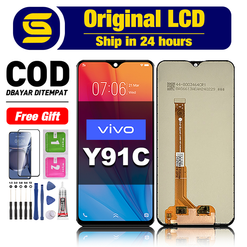 LCD VIVO Y91C Ori fullset asli touchscreen original 100% lcd For Glass Digitizer COD terlaris