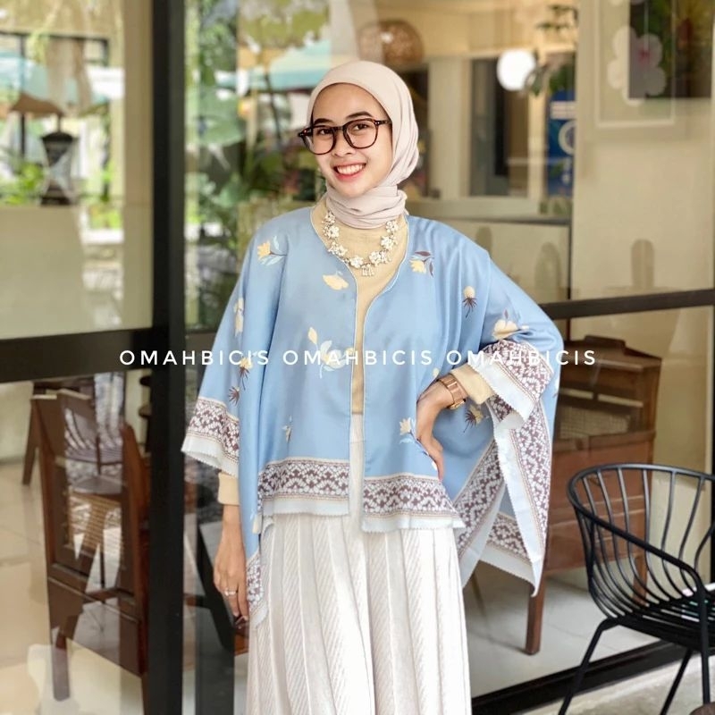 CUCI GUDANG ZIARA ID - OUTER SCARF KIMONO CROP OUTER CROP KIMONO BATWING