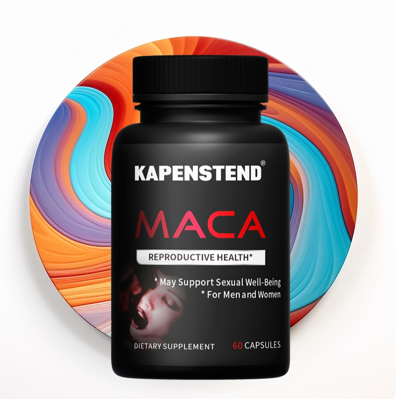 Kapsul Bubuk Akar Maca Organik KAPENSTEND 4500 mg, Suplemen Ekstrak Akar Maca Peru untuk Pria dan Wa
