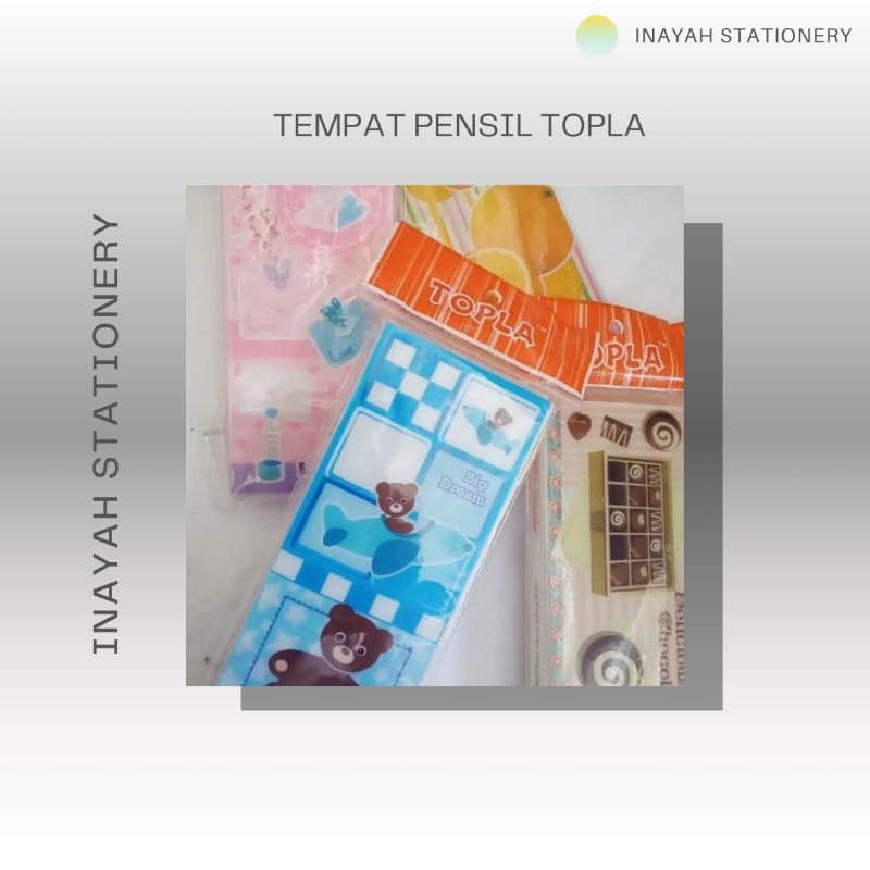 

TEMPAT PENCIL/KOTAK PENYIMPANAN PENSIL MEREK TOPLA P/C.2879 B Alat Peralatan Tulis Stationery