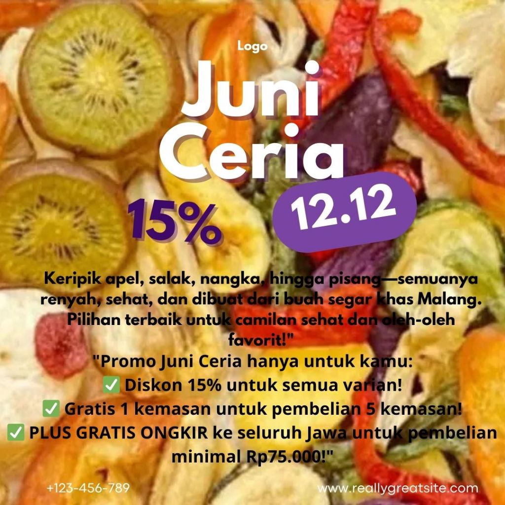 

Keripik buah kering