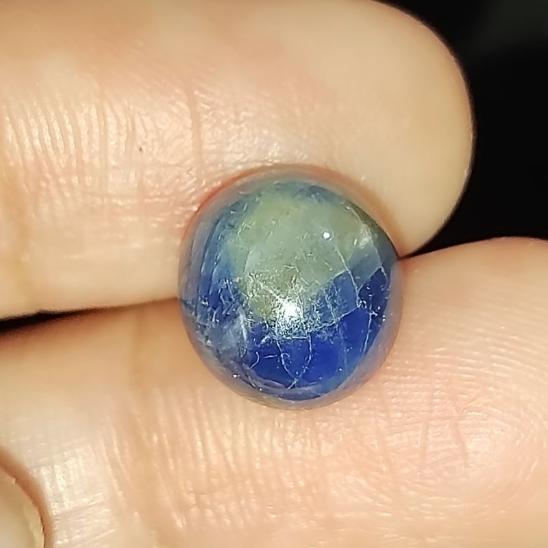 Natural Batu Permata Blue Safir Star / Blue Sapphire Star Asli