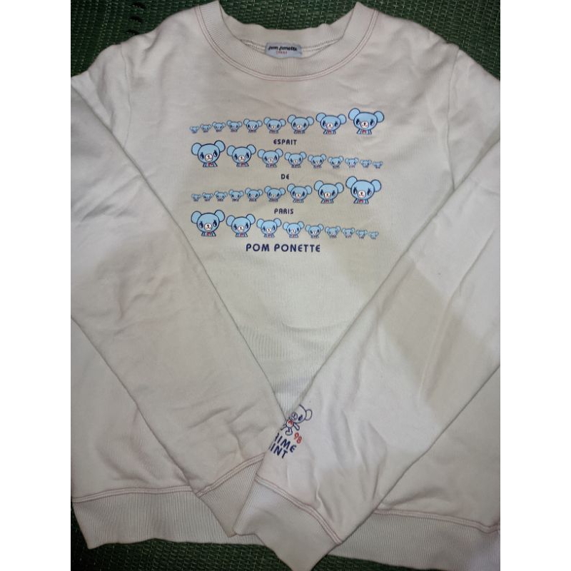 crewneck pom ponette