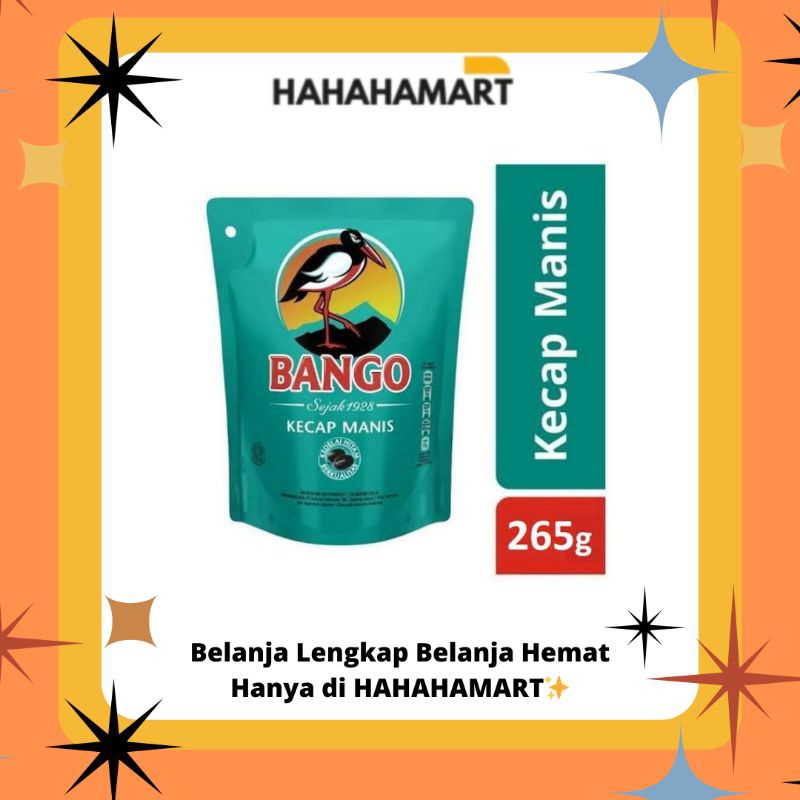 

BANGO 265GR | BANGO 10000 || KEMASAN REFILL 10.000 || HARGA KARTON ISI (24 PCS)