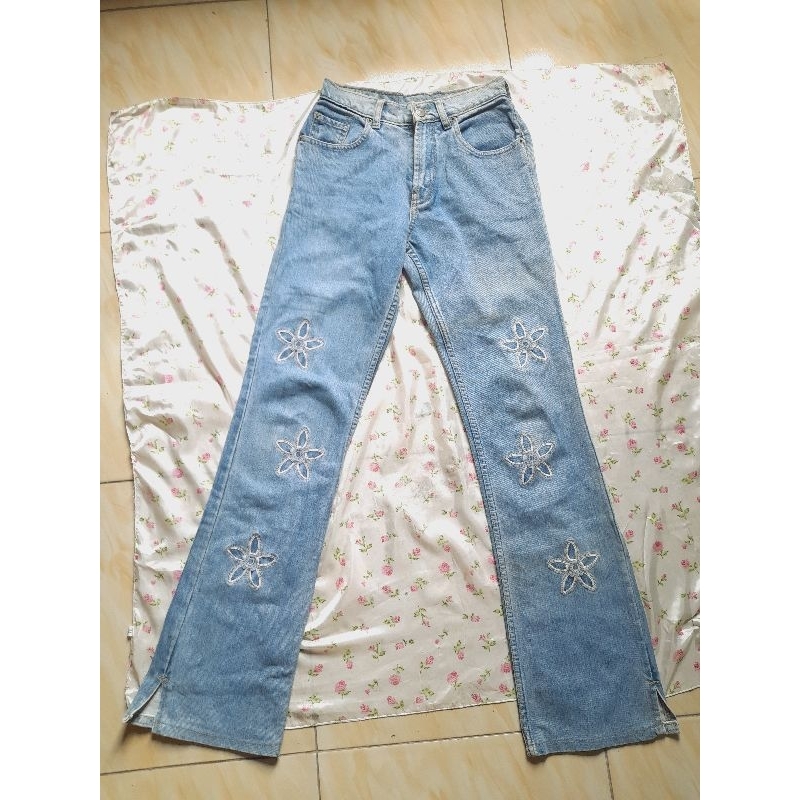 y2k || vintage outfit || jeans 90's