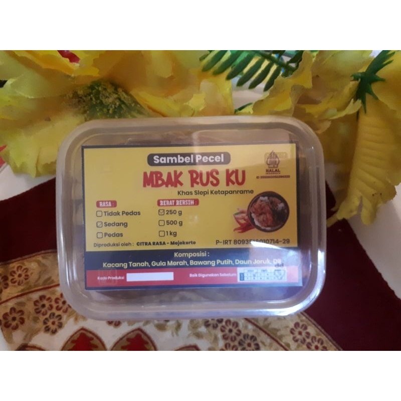 

Sambel Pecel Mbak Rus ku