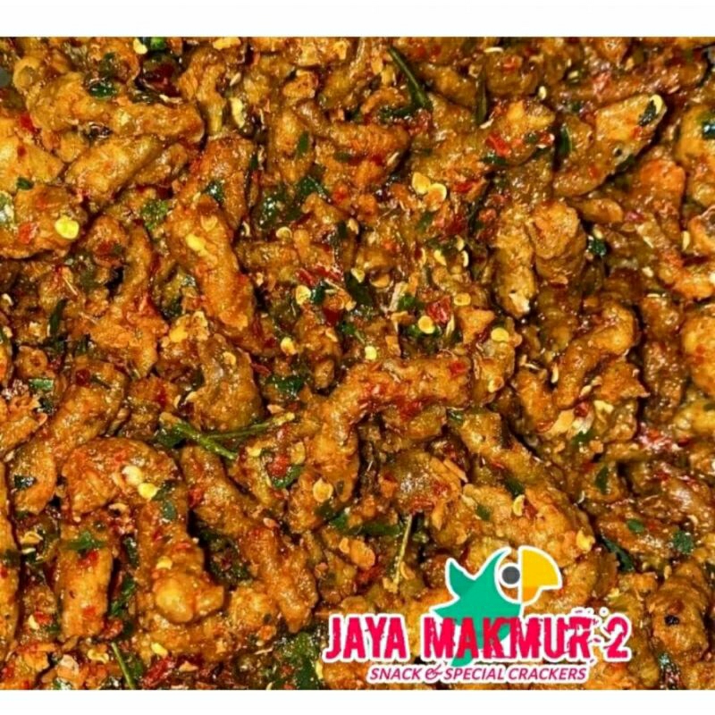 

kripik usus daun jeruk pedas crispy 1 kg