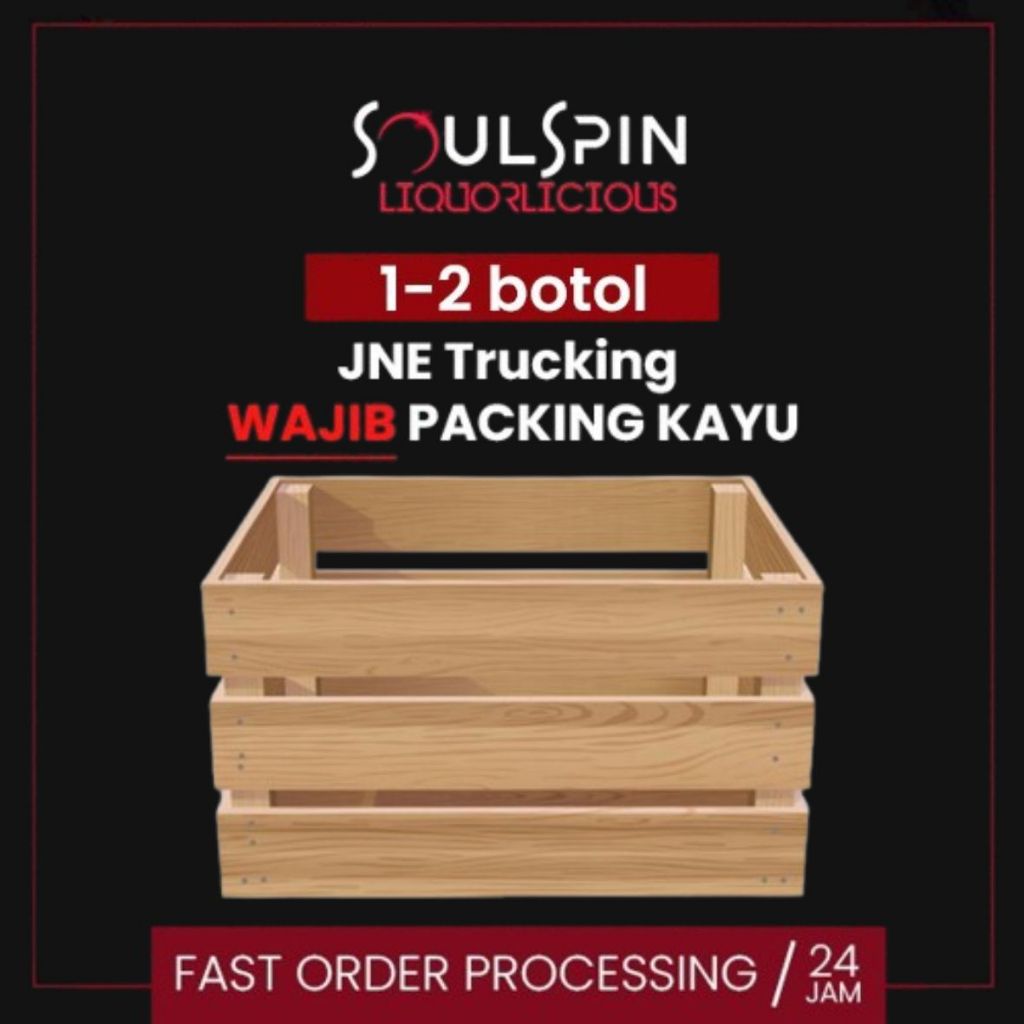 

Packing Kayu 1-2 botol ( JNE TRUCKING WAJIB ) Khusus JNE