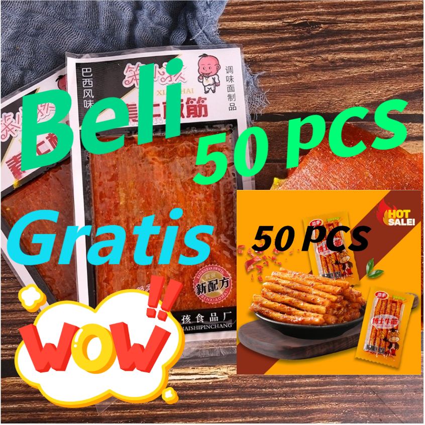 

[Grosir] HALAL BEN XIAO HAI Makanan Ringan Pedas Gaya Brasil Jajanan Khas Cina Murah Makanan Ringan Vegetarian Idul Fitri