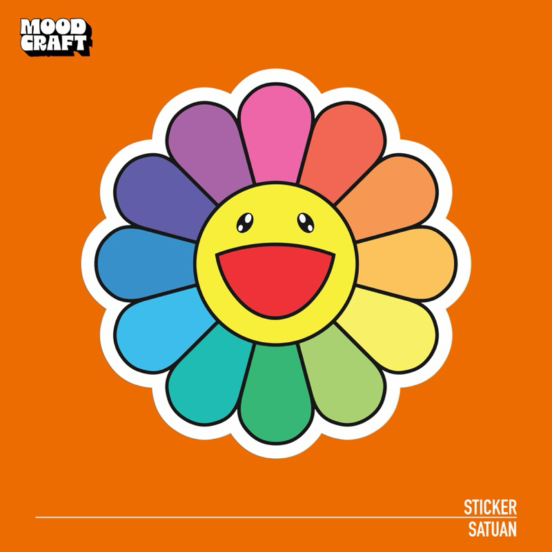 

Takashi Murakami Sunflower - Vinyl Sticker | SS-043