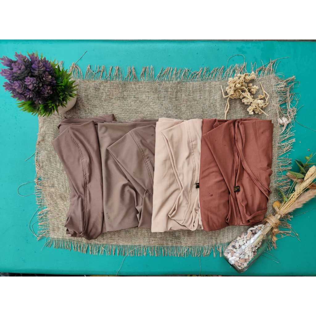 Hijab Instan Malaysia - Bergo Malaysia - Jilbab Malaysia Instan - Hijab Dagu Malaysia (Choco Series)