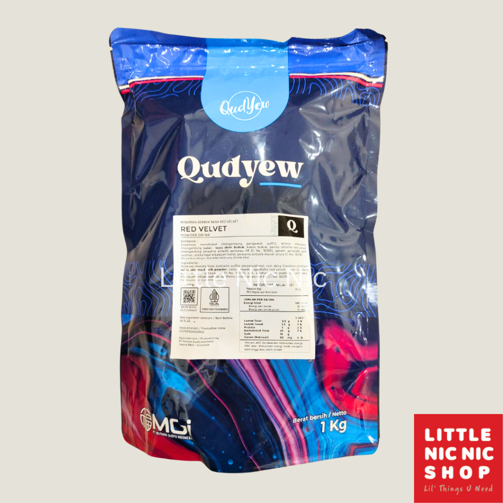 

Qudyew Red Velvet 1 Kg bubuk minuman serbuk rasa