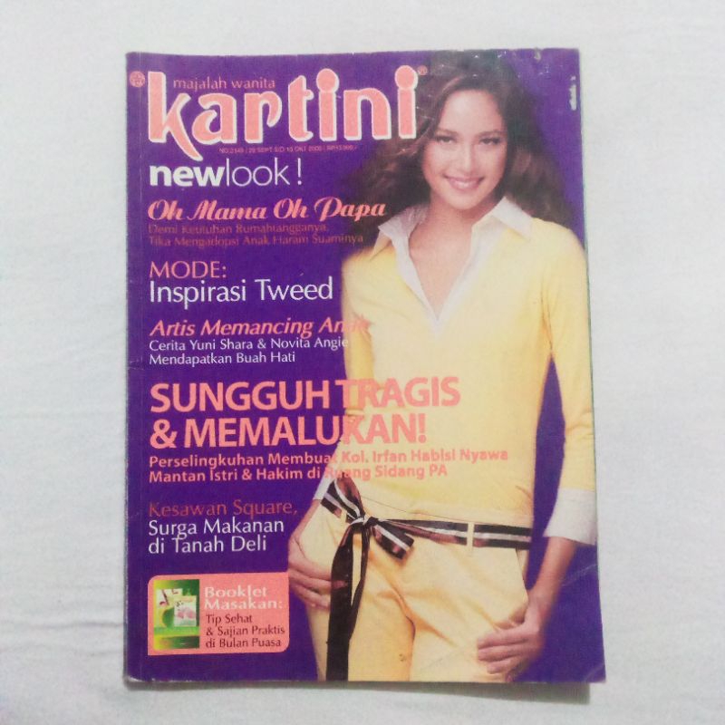 Majalah Kartini Cover Mariana Renata - Oktober 2005