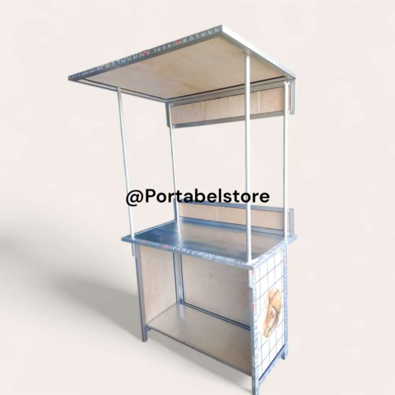 Booth Portable Dengan Tambahan Atap