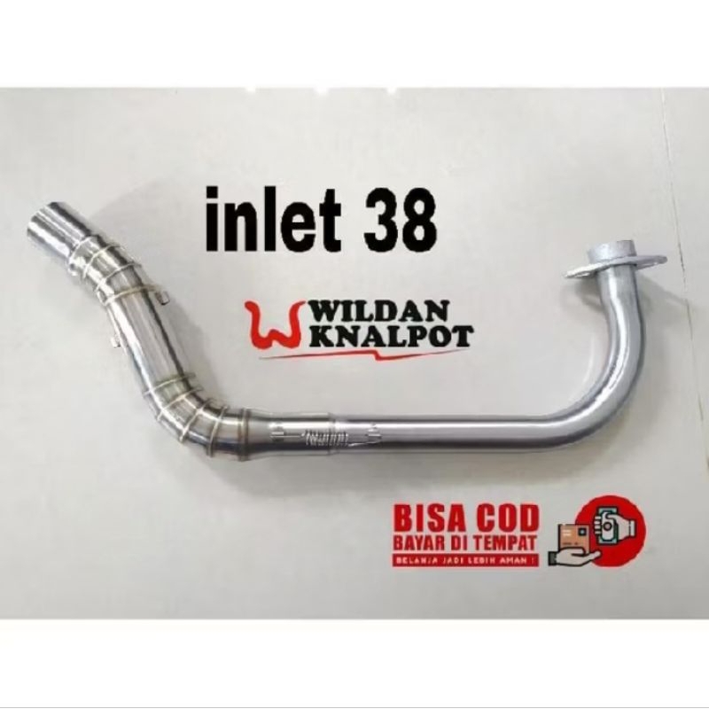leher knalpot racing buat motor mio sporty inlet 38