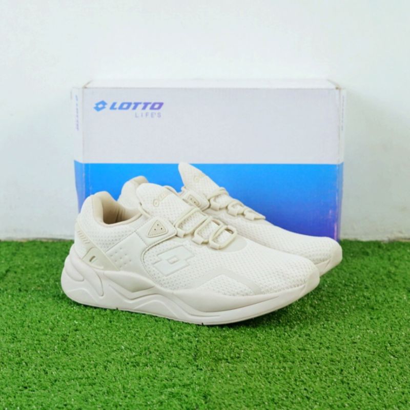 Sepatu Sneakers Lotto Benny Beige Original