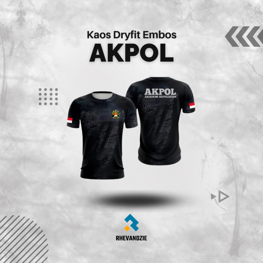 Kaos AKPOL / Baju kaos AKPOL / Kaos AKPOL bahan tebel dryfit premium bisa cod