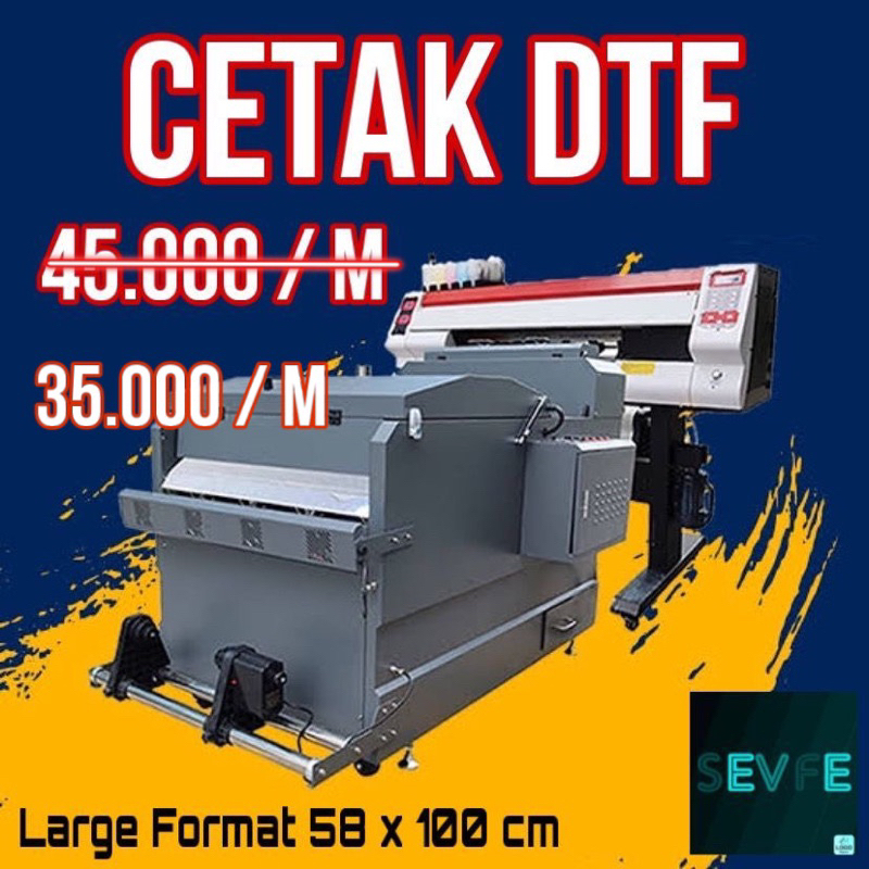 

Sablon DTF Sticker Sablon Setrika DTF METERAN
