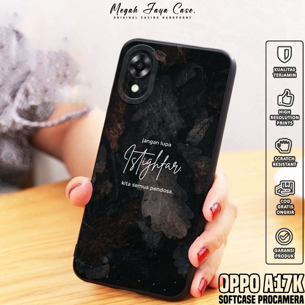 Case Oppo A17K - Softcase Hp Oppo A17K Motif QUOTES - Casing Hp Oppo A17K - Silicon Hp Oppo A17K - P