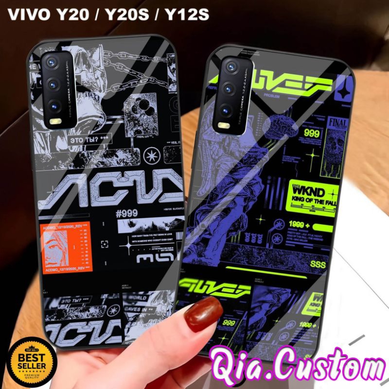 Promo Case Glossy Vivo Y20 Y20s Y12s Terbaru , Case Glossy Kilau Vivo Y20 Y20s Y12s , pelindung Hp V