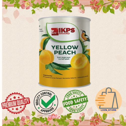 

Yellow Peach Halves 820 Gr ' IKPS BRAND '