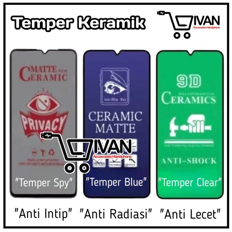 Tempered Glass SAMSUNG J6 2018 | A6 2018 | A8 2018 | A5 2018 TG AntiGores Ceramic Spy Privacy Anti G