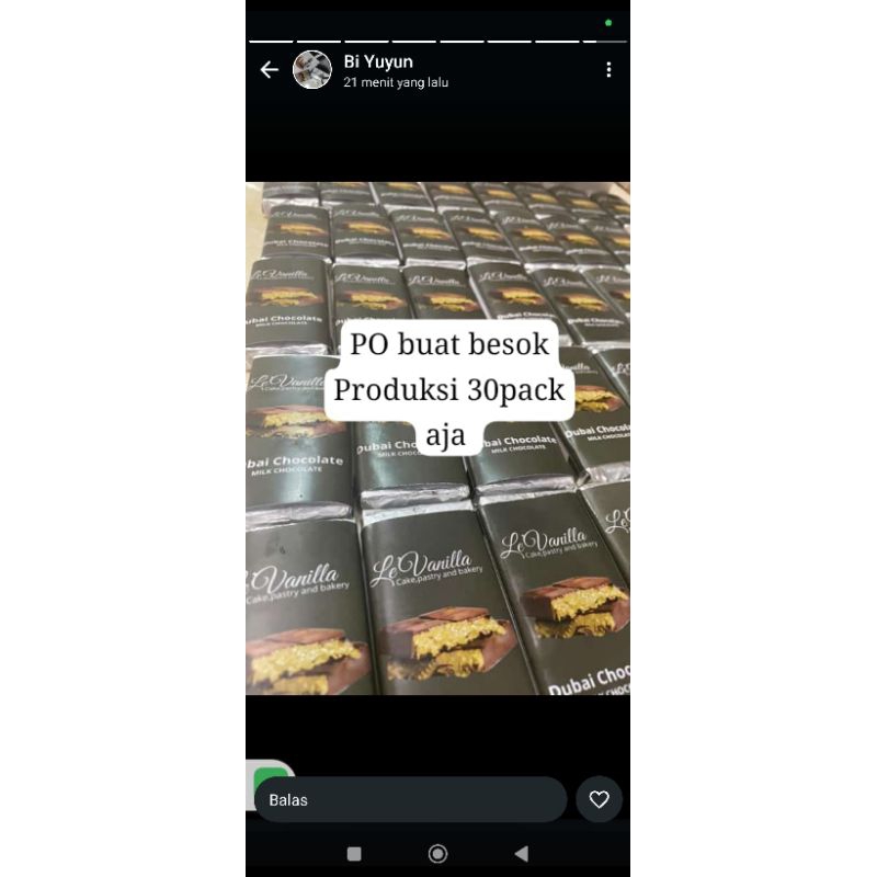 

coklat dubai viral