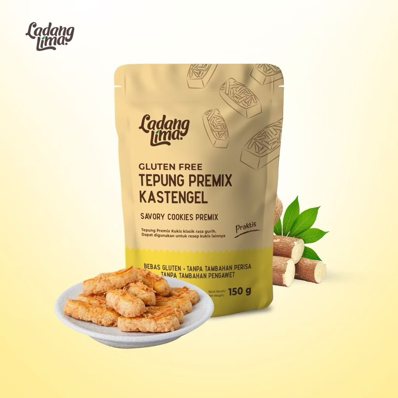 

Tepung Premix Kastengel 150g - Ladang Lima - Sehat Enak Praktis - 100% Ori & Organik - Gluten Free