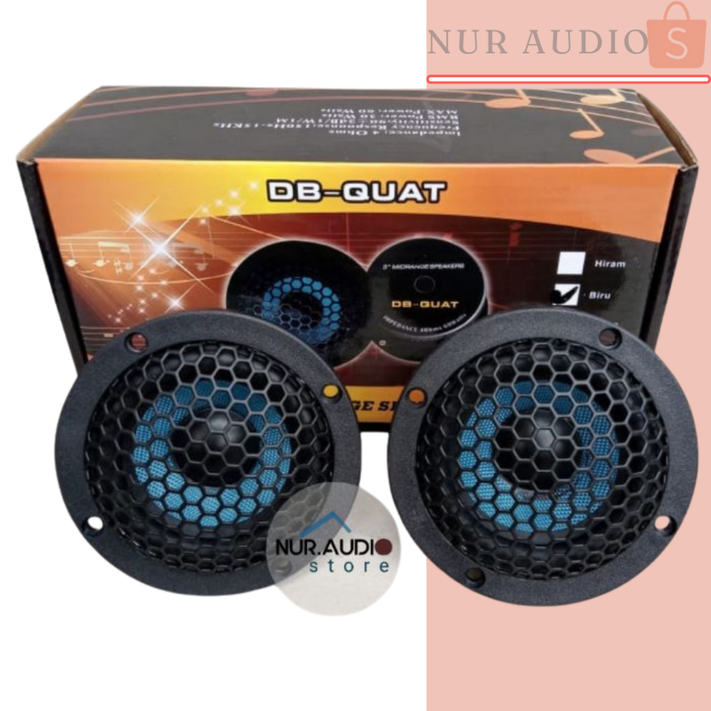 Speaker Mid Range 3 inch db-Quat tweeter Midrange High Quality