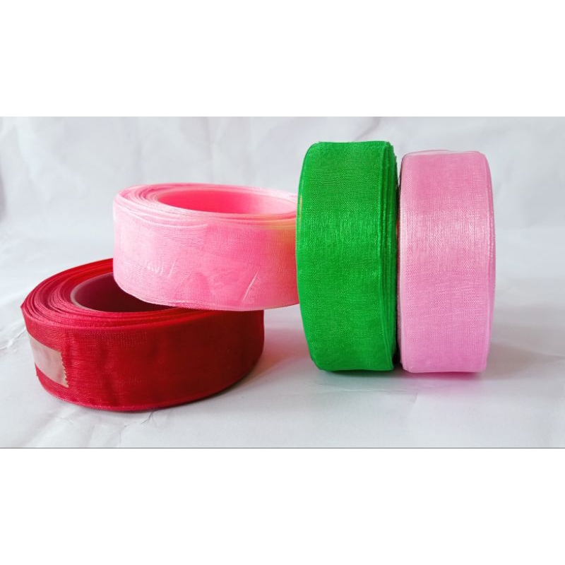 

Pita Organdi Polos 1 inch / 2,5 cm