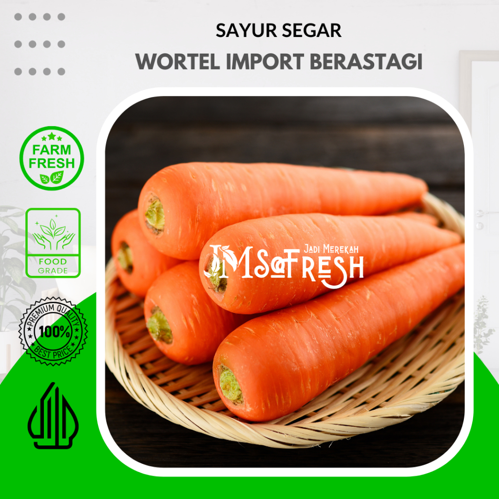 

[JMSoFresh] Wortel Import Berastagi / Fresh Carrot Import Berastagi