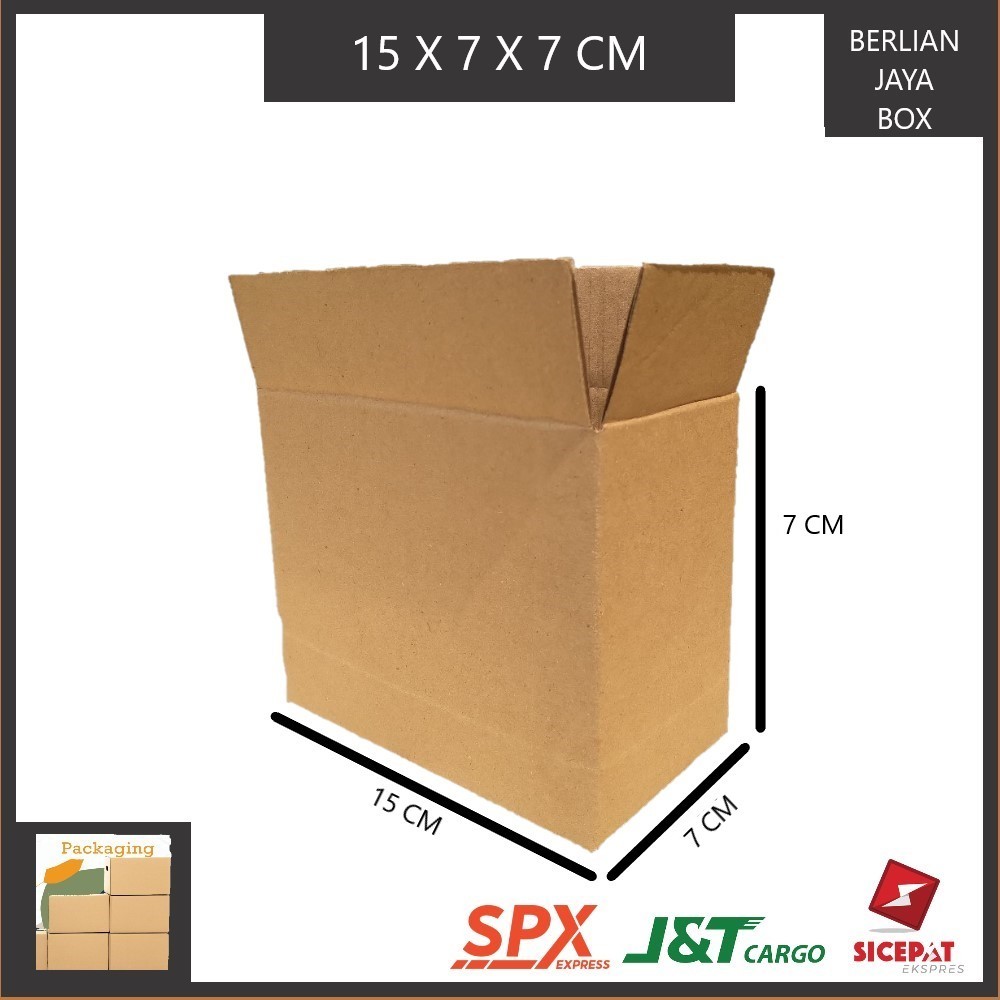 

KARDUS PACKING SINGGLE WALL UKURAN P15xL7xT7
