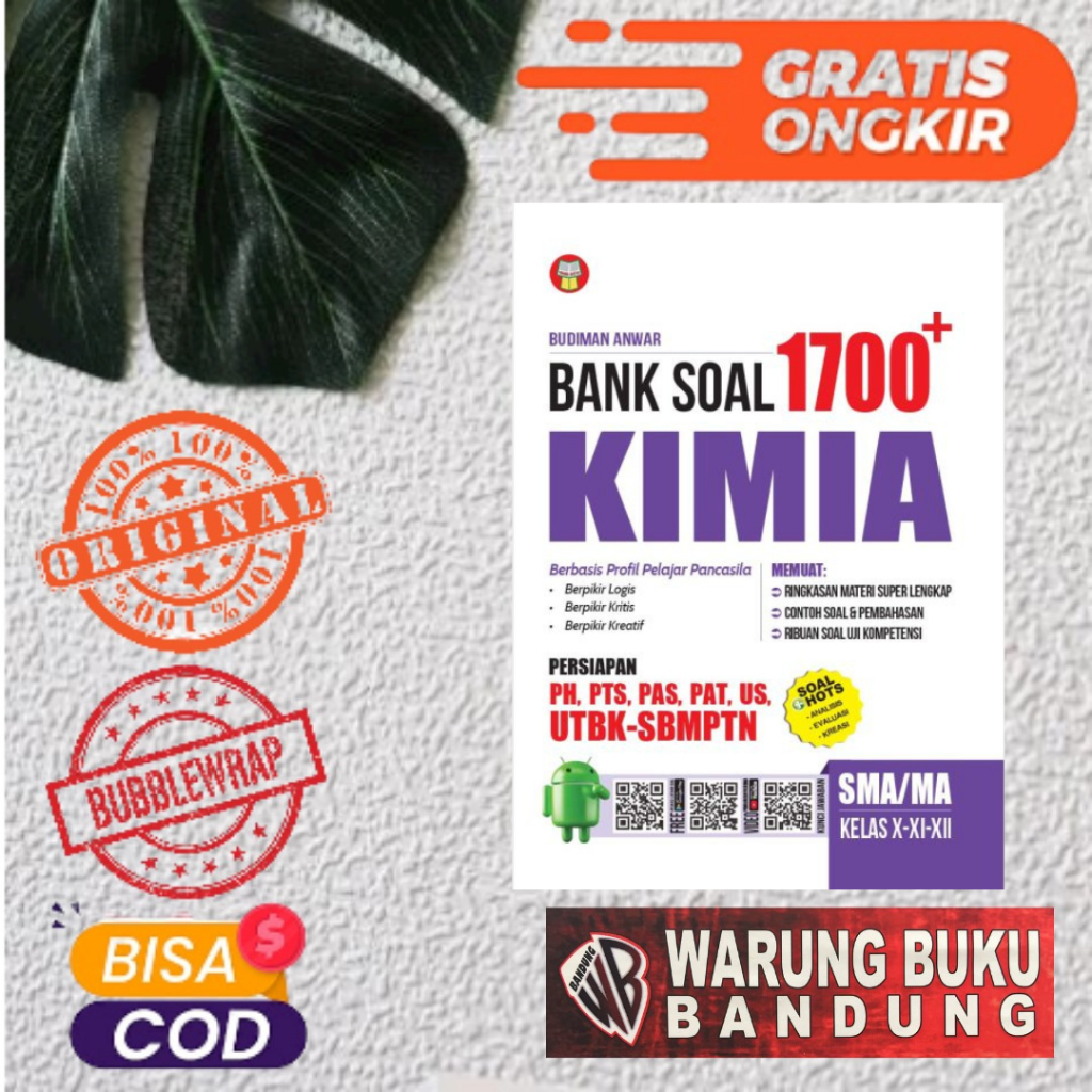 BUKU 1700 PLUS BANK SOAL KIMIA SMA/MA KELAS 10,11,12 - YRAMA WIDYA