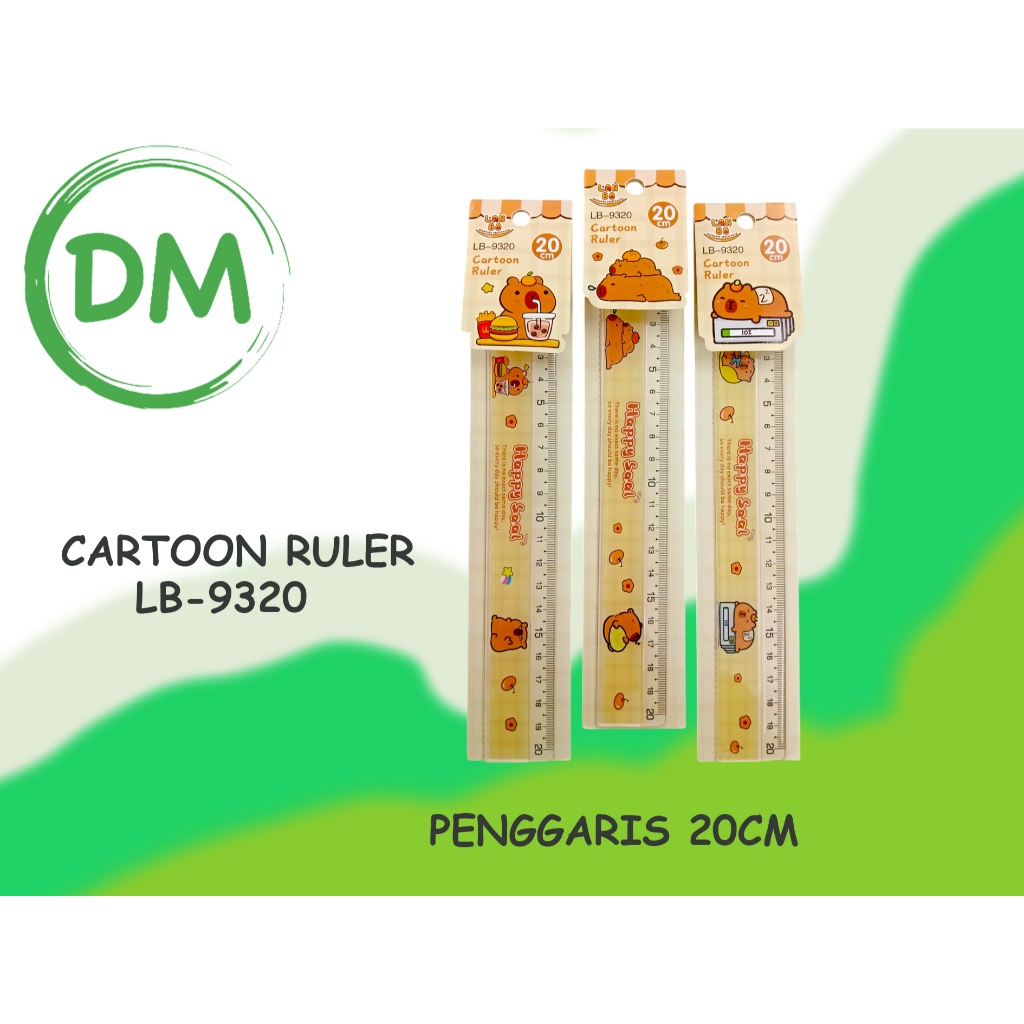 

LB-9320 CARTOON RULER PENGGARIS 20CM