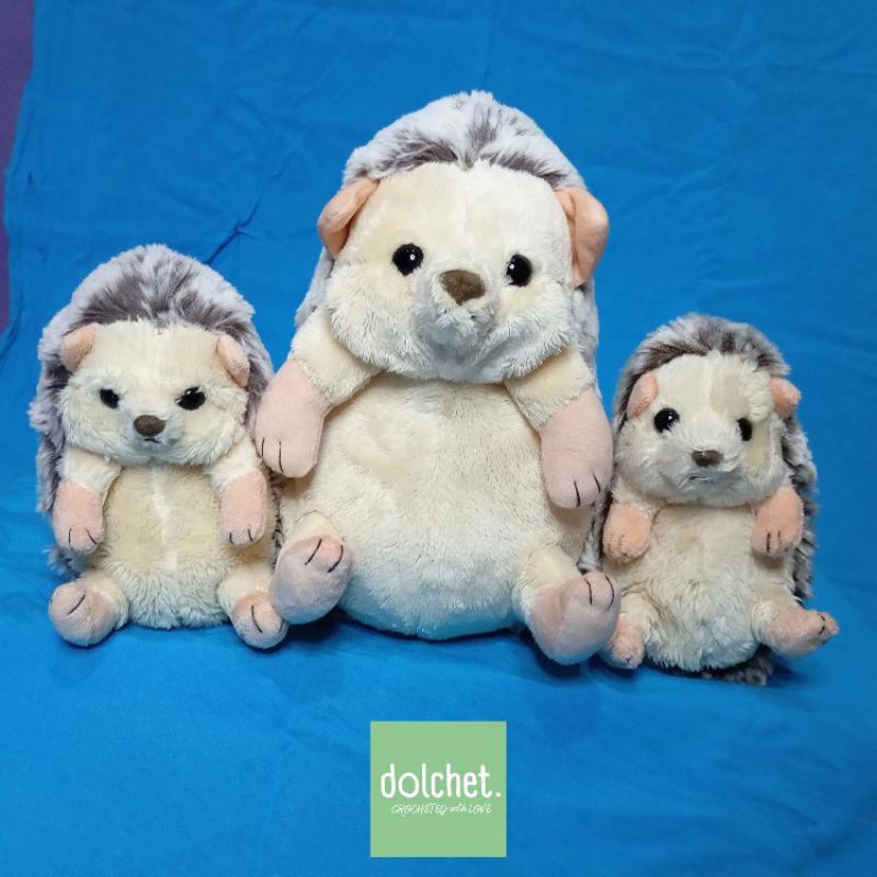 Boneka Landak Hedgehog Cream Sunlemon Fluffies Premium