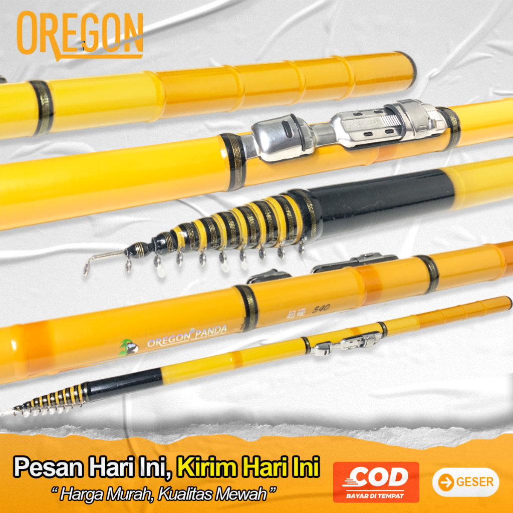 Joran Tegek Oregon Panda Siap Pakai Murah Kolong