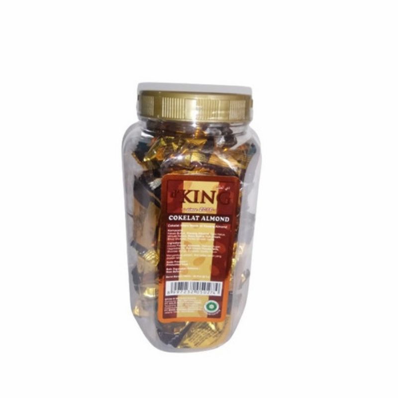 

1 Toples d'king cokelat almond - packing pakai kardus pasti aman