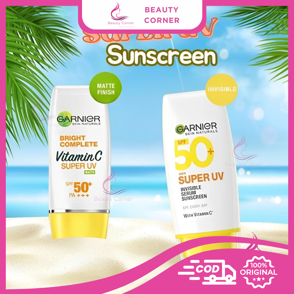 Garnier Super UV Spot-proof Sunscreen [Matte Finish] | Super UV Invisible Serum Sunscreen  SPF 50+ P