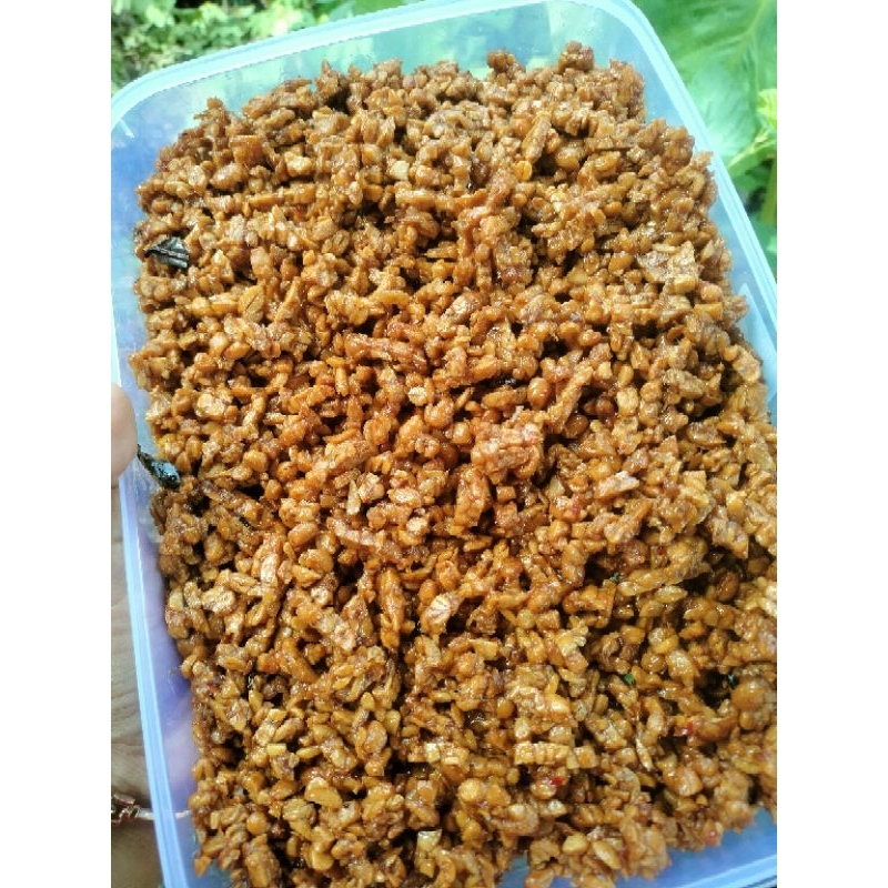 

Kering Tempe kriuk Manis Gurih, pedas Manis Fresh bikin Setiap hari