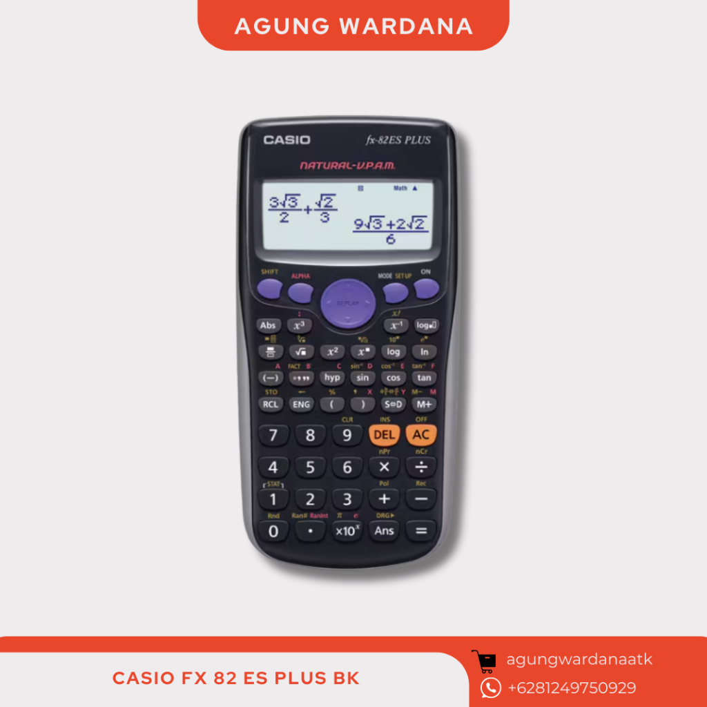 

CASIO FX 82 ES PLUS BK