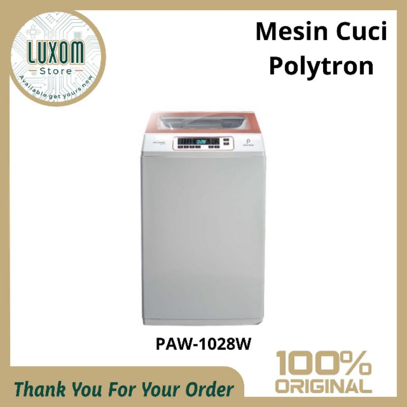 Mesin Cuci Polytron PAW-1028W (10kg) /mesin cuci Polytron 1 tabung /mesin cuci Polytron/mesin cuci