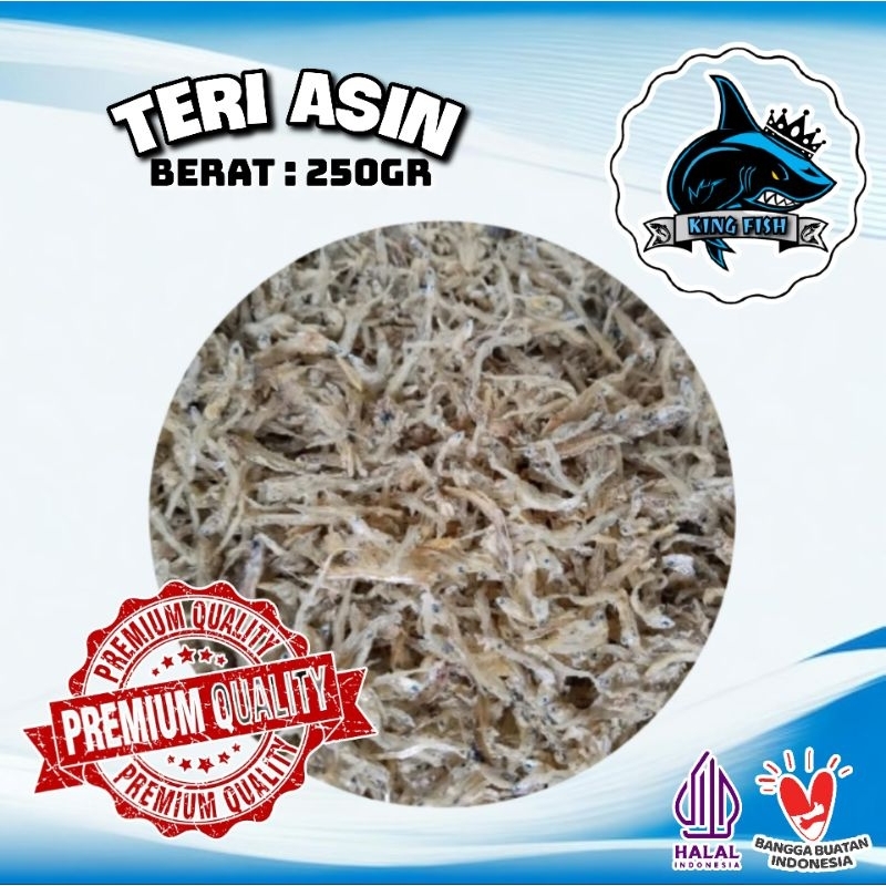 

250GR TERI ASIN KERING MURAH BERKUALITAS