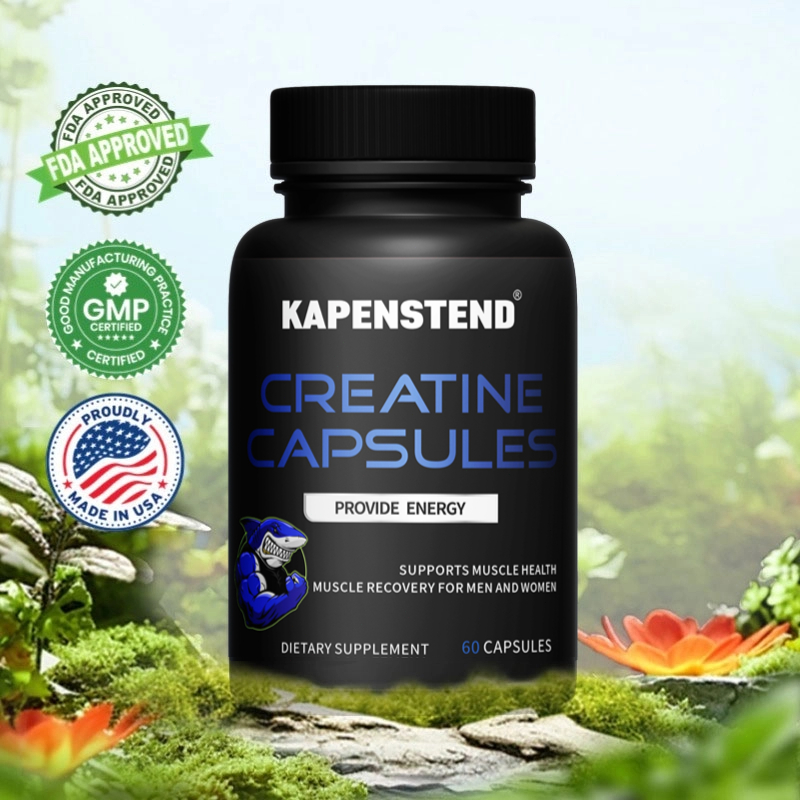 Kapsul Kreatin KAPENSTEND, Kekuatan, Daya Tahan, Pengembangan Otot, Suplemen Kebugaran