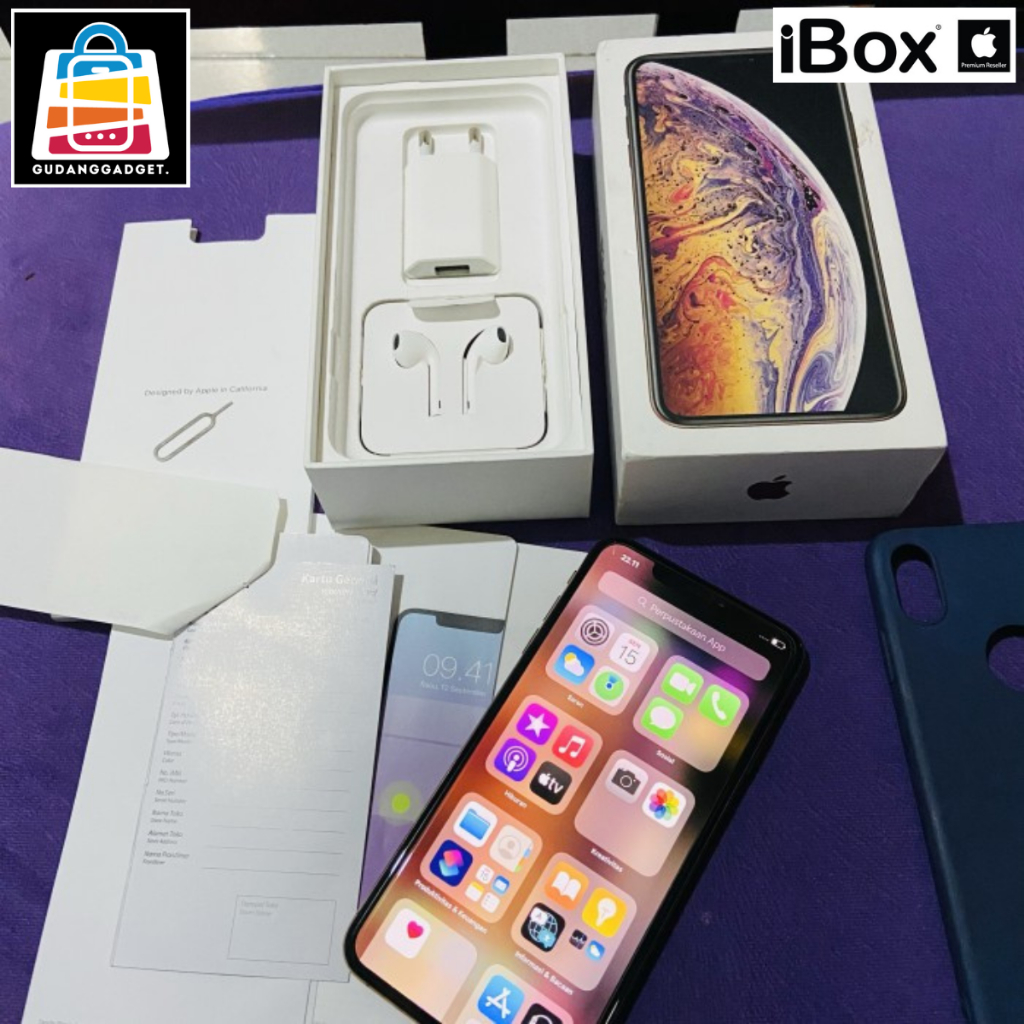 iPhone Xs Max 64GB 256GB 512GB Second Resmi Original Fullset