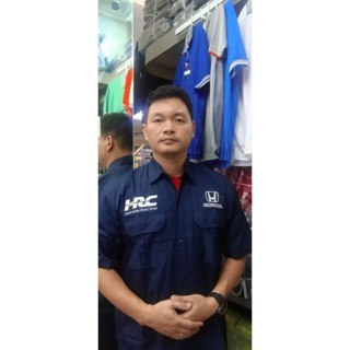 HRC13 Kemeja Kaos Bordir HRC Honda Racing