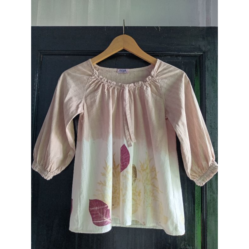 blouse ecoprint