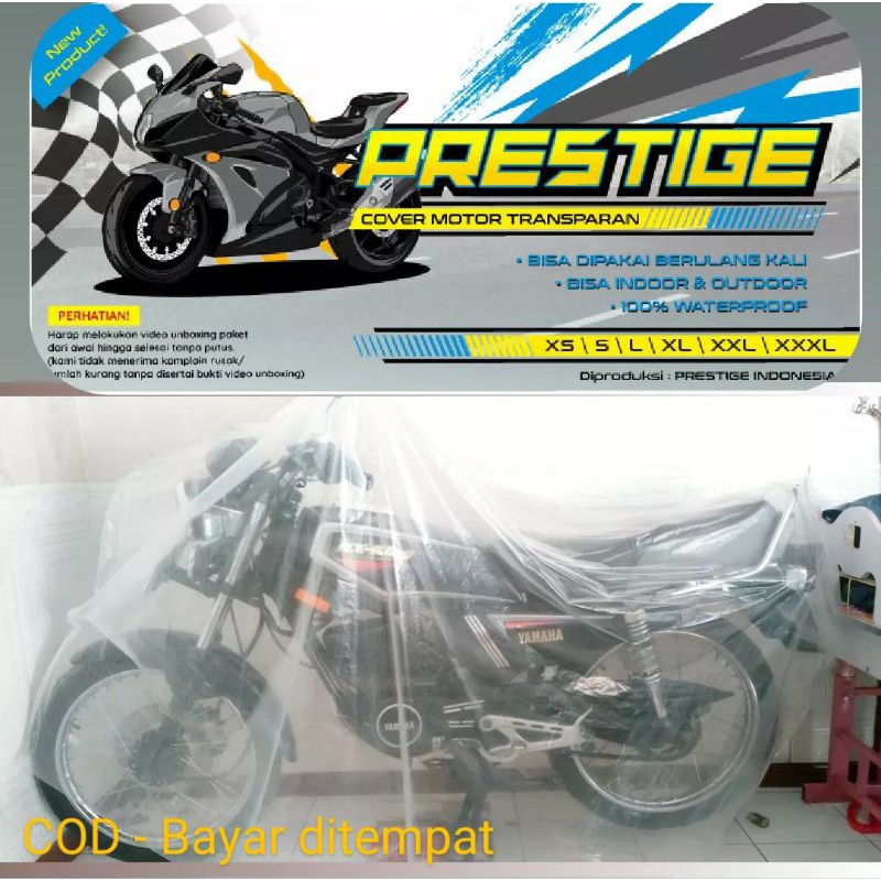 Cover Motor Waterproof Selimut Sepeda Motor Rx King