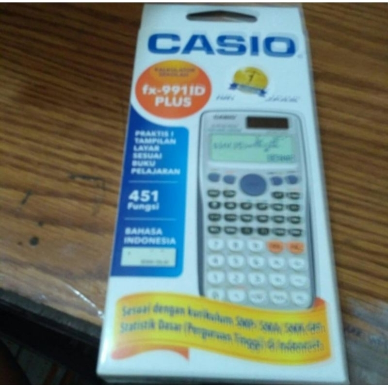 

Casio fx-991ID Plus Komputer Pemodelan Fungsi 451