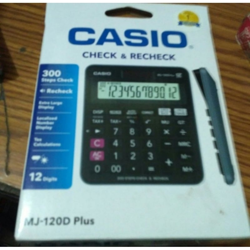 

Casio MJ-120D Plus Check & Recheck Original.