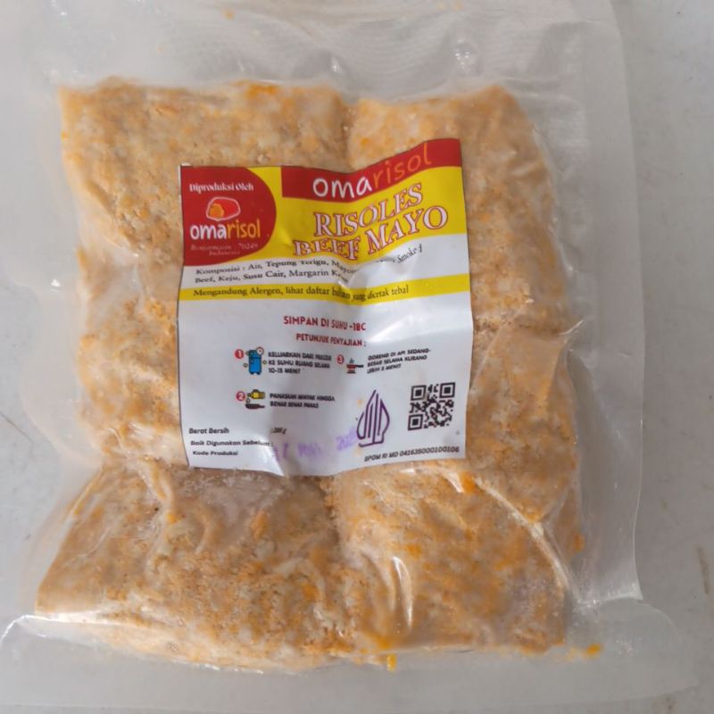 

Risoles Beef Mayo merk "OMArisol" isi 5 berat 285 gram